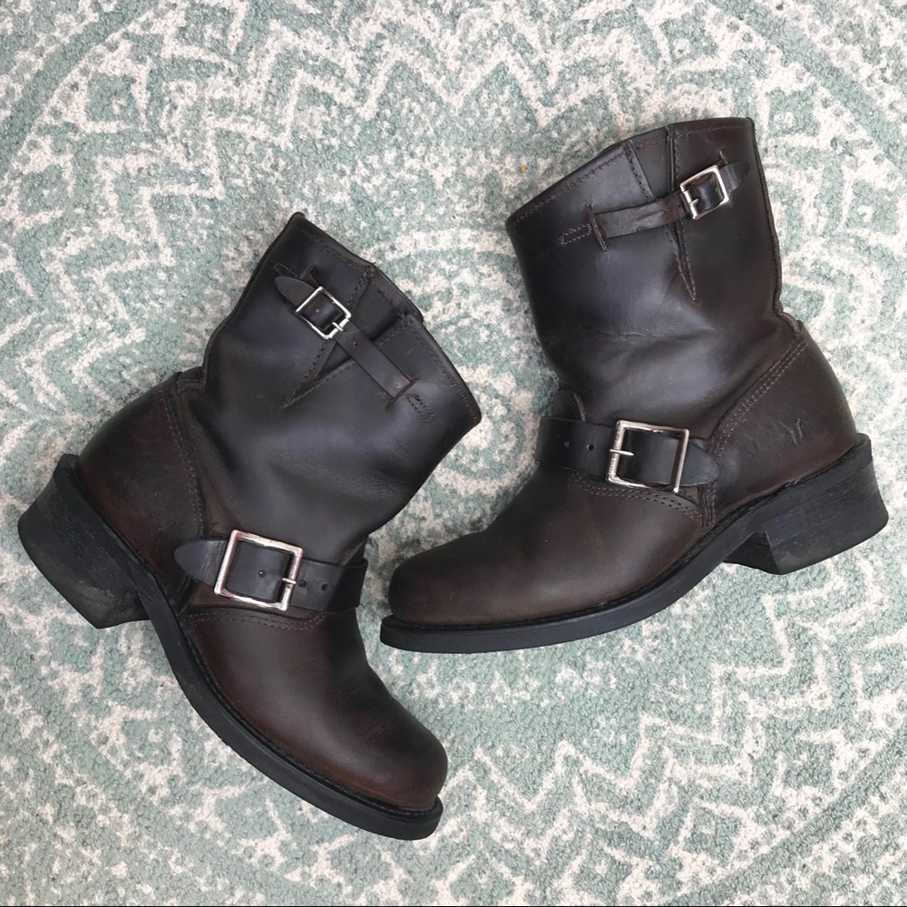 Frye Engineer 8R Boots Brown 6M